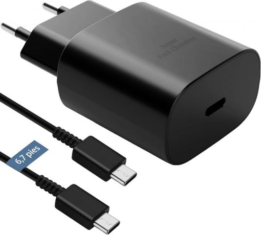 CARGADOR CON CABLE SUPER FAST CHARGER 25W USB-C 