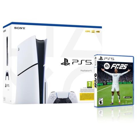 CONSOLA PS5 SLIM LECTOR + EA SPORTS FC 25