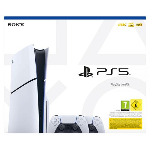 CONSOLA PS5 SLIM LECTOR + 2 MANDOS