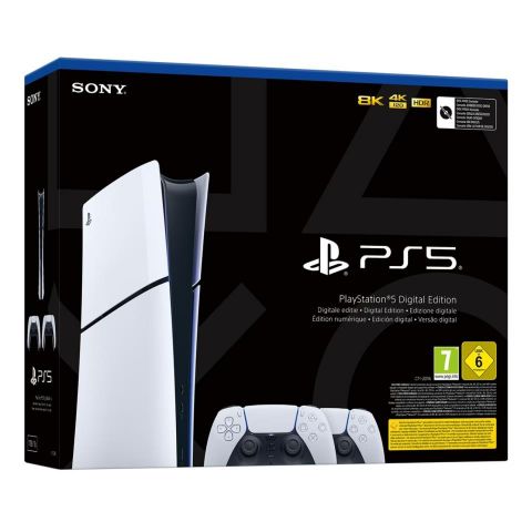 CONSOLA PS5 SLIM DIGITAL C/ 2 MANDOS